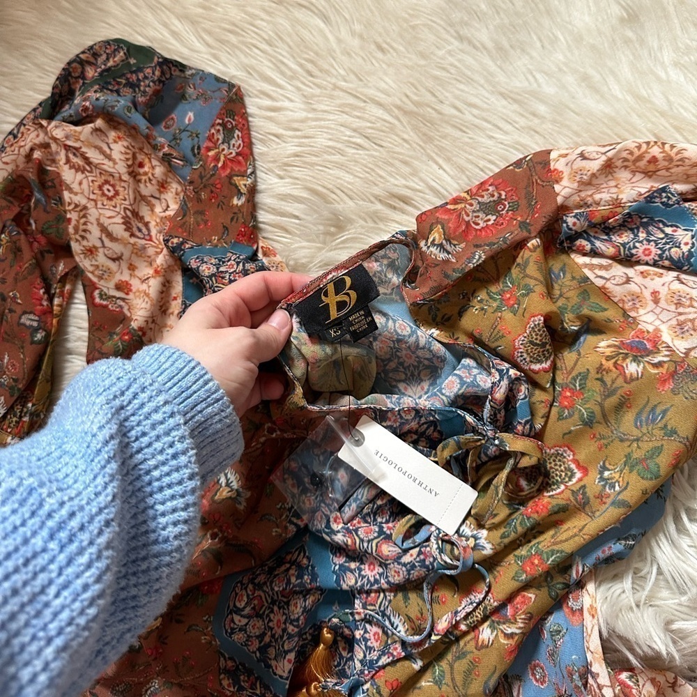 ANTHROPOLOGIE Sachin + Babi IIiana Ruffle Blouse - Picture 7 of 8